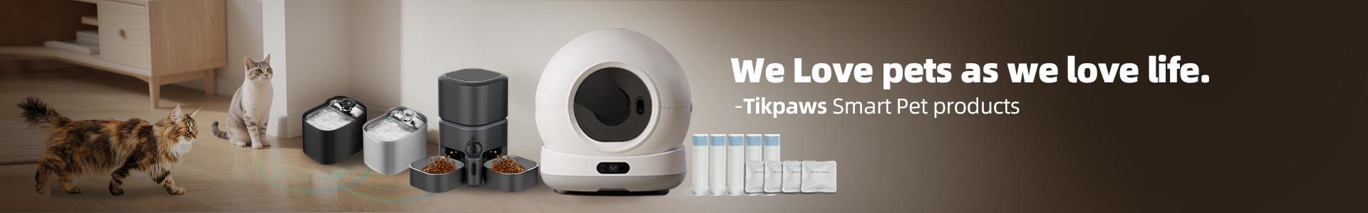Tikpaws smart pet care products: app-controlled feeders and ecosystem devices