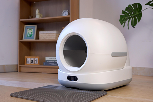 Ideal placement of Tikpaws Smart Litter Box in a quiet corner with proper ventilation