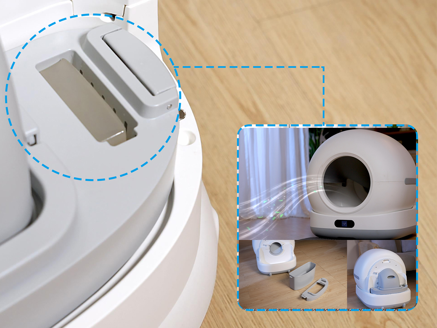 Odor control system components